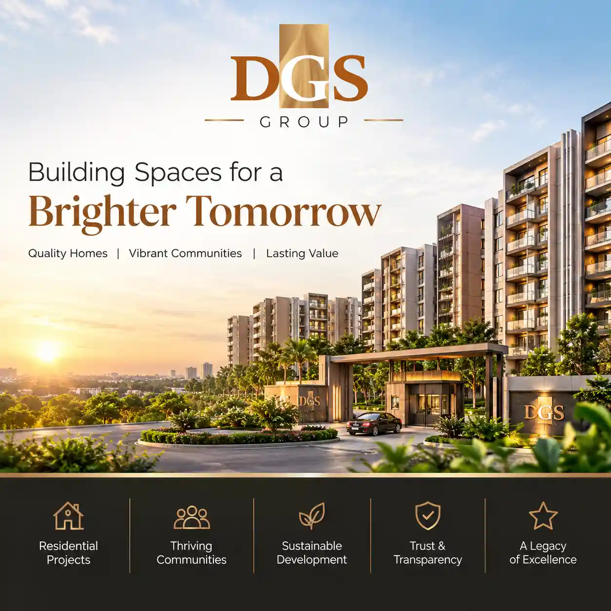 DGS Group Logo - Developer of DGS Andheri Lokhandwala in Mumbai
